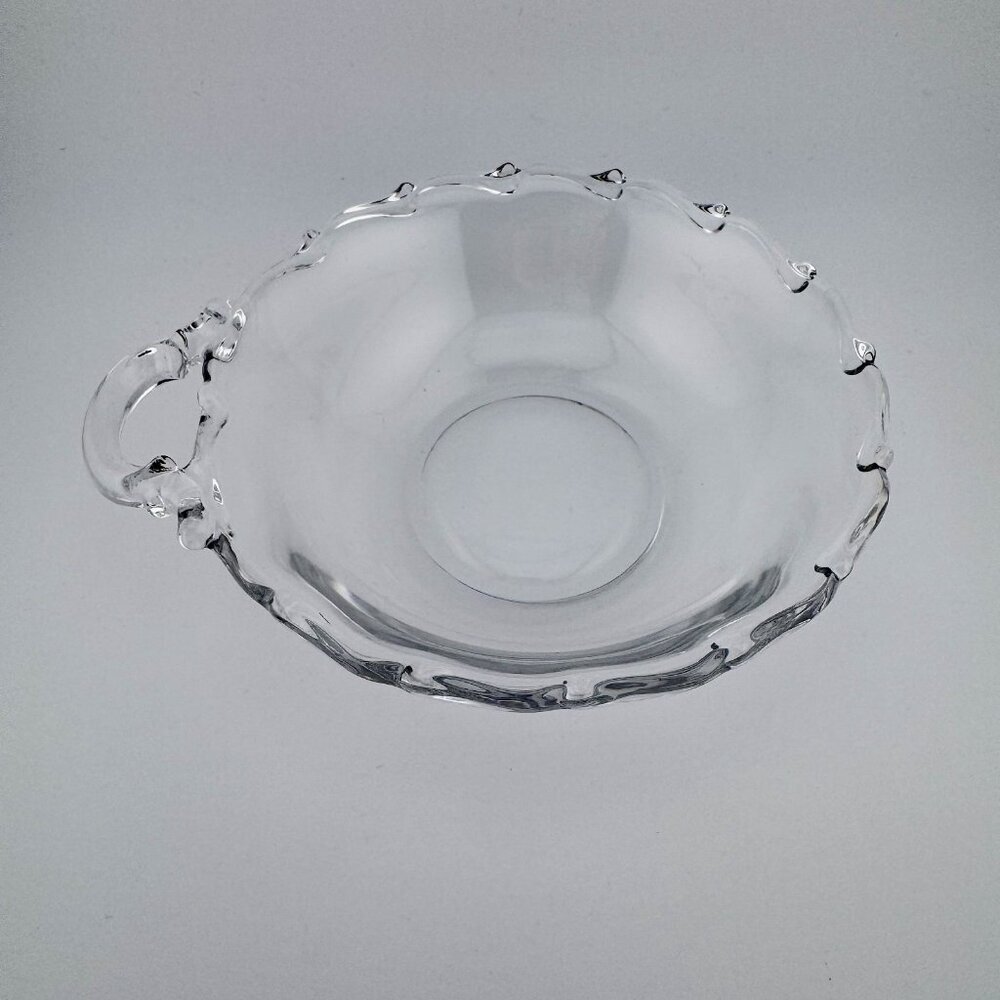 Fostoria Century Pattern Handled Nappy Flared 1960s Vintage Candy Dish